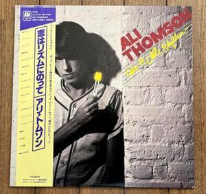 LP 帯付 日本盤 国内盤 ハガキ付 レコード Ali Thomson / Take A Little Rhythm AMP-28001 アリ・トムソン / 恋はリズムにのって