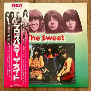 LP 帯付 日本盤 国内盤 アルバム レコード The Sweet / Blockbuster! RCA-6129 ザ スイート / ブロックバスター