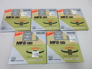 未開封品　maxell　MF2-DD　SUPER RD　3.5インチ　Forワープロ　マクセル　フロッピーディスク　#58250