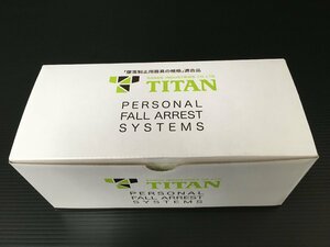 【未使用】タイタン(TITAN) 伸縮ストラップ式タイプ1ランヤード ダブル EXJ レッド&ブラック HLーERWー130型　T2502　ITYYTI19F8P4