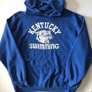 80’s RUSSELL ATHLETIC スウェット パーカー size XL Kentucky Wildcats ケンタッキー大学 ワイルドキャッツ / ３段 vtg NCAA