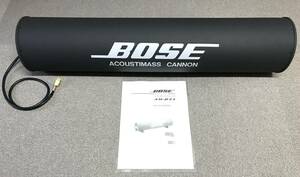 BOSE　AM－033　キャノンウーハー　ケーブル・取説付き　作動品　中古　そこそこ美品　ボーズ