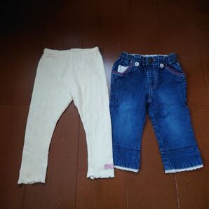 3can4on デニム パンツ ズボン 女の子 90cm