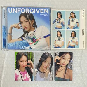 【すべて在庫ラスト】UNFORGIVEN カズハ CD＆トレカ3枚＆シールセット