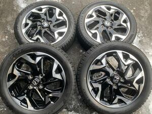 バリ山 スタッドレス4本 ブリヂストン VRX2 165/55R15 ホンダ N-BOX カスタム JF3 JF4 ターボ 純正 ホイール 15×4.5J+45 N-WGN N-ONE 流用