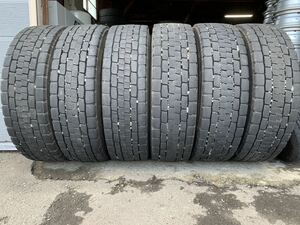 バリ山　夏タイヤ6本セット ダンロップ　DECTES SP680 245/80R17.5 133/131J オールシーズンタイヤ