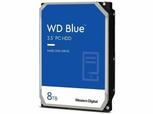 WESTERN DIGITAL WD Blue WD80EAZZ 3.5インチ CMR 8TB SATA HDD BOX 使用時間少