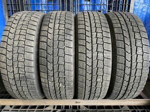 M3738　送料無料☆深溝スタッドレス　DUNLOP WINTER MAXX WM02　185/65R15 88Q　4本価格　2019年製