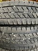 ス3637　送料無料☆深溝スタッドレス　BRIDGESTONE ブリヂストン BLIZZAK W979　215/70R17.5 118/116L LT　6本価格　2021年製_画像2