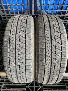 G3658　送料無料☆深溝スタッドレス　BRIDGESTONE ブリヂストン BLIZZAK VRX　205/60R16 92Q　2本価格　2018年製