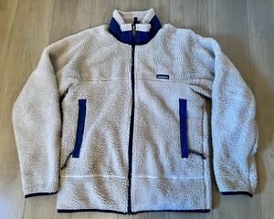 patagonia retro X cardigan パタゴニア ナチュラル レトロ エックス カーディガン 紺 M USA製 ビンテージ クラシック フリース 23053F96