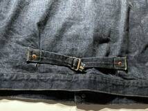 旧日本製 4つボタン 大戦モデル 40s 復刻 LEVI’S 71506XX 506 40 M 1st 濃紺 デニムジャケット カバーオール Gジャン 初代 ファースト_画像7