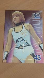 美幸涼 2001 さくら堂 ARSION BOX CARD ボックスカード プリントサイン入り B-6 女子プロレス