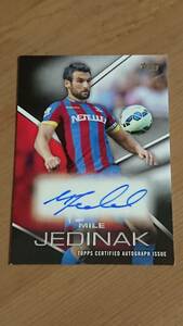 Mile Jedinak 2014 Topps Premier Gold Autograph Card Crystal Palace