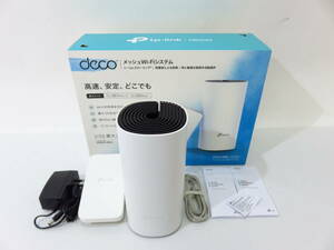 n4479k 【現状品・通確のみ】 TR-Link メッシュ Wi-Fi システム 無線LAN AC1200 DeCo M3 ユニットセット [093-000100]