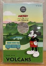 MICKEY＆LA FRANCE VOLCANS 10ユーロ 1枚 ミッキーマウス フランス硬貨 2018年 未使用・未開封 ⑯_画像1