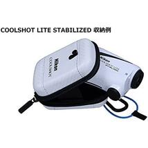 ★1)ホワイト_COOLSHOTロゴ_単品★ ゴルフ用レーザー距離計 COOLSHOT用ハードケース CS-CS1 ホワイト CSCS1WH_画像5