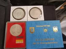 　ミュンヘンオリンピック 五輪 ドイツ　10マルク 銀貨 4枚まとめ_画像9