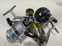 釣具 リール まとめ売り　ダイワ オリンピック　など　スピニングリール 現状品　ジャンク　RD-500 TRS20 CREST2500 DS-4000_画像6