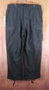 LYP17942 CORONA コロナ JUNGLE SLACKS ジャングル スラックス パンツ ストライプ柄 FP006-21-04 L グレーストライプ/ネイビー 未使用