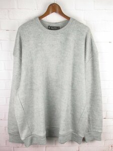 FW23560 Upscape Audience アップスケープオーディエンス シャギー クルーネック ニットソー AUD6399 XL 未使用 GRAY MOKU