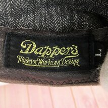 YO16350 Dapper's ダッパーズ キャスケット 帽子 グレー系 L_画像5