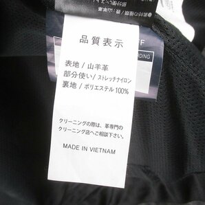 MFJ23574 KADOYA カドヤ K'S LEATHER レザー パーカー ジャケット L 美品 ブラックの画像5