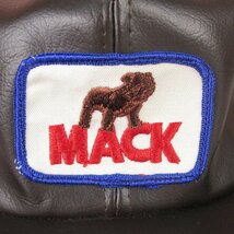 FO16430 MACK マック トラッカーキャップ 帽子 ブラウン系 美品_画像6