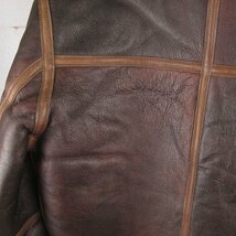 MWJ23599 AERO LEATHER エアロレザー D-1 フライトジャケット 34_画像7