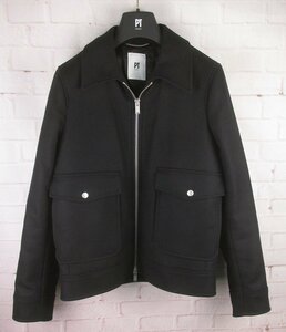 LFJ23339 PT TORINOpi- tea tolino melt n wool flight jacket 48 beautiful goods black 