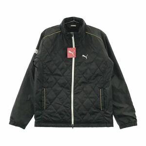 M PUMA GOLF プーマゴルフ 中綿 ジップジャケット Mサイズ 未使用 923988 01 ブラック