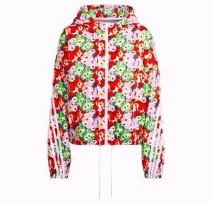 送料込み!! 新品 M adidas(アディダス)×MARIMEKKO(マリメッコ)コラボ 大人気の定番柄ウニッコ!! ウィンドブレーカー ジャケット 即決