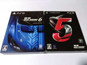 PS3 グランツーリスモ6 初回限定版 グランツーリスモ5 初回限定版 2本セット