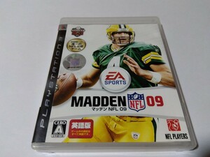 PS3 マッデン NFL 09 アメフト アメリカンフットボール