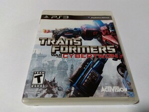 PS3 Transformer WAR for CYBERTRON abroad import North America version 