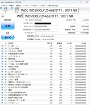 WESTERN DIGITAL WD5000LPLX 【使用時間11956時間】⑥　2.5インチHDD/7mm/500GB/7200rpm/cash32MB/SATA600_画像2