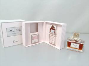 【新品含む】Christian Dior クリスチャンディオール Miss Dior ミスディオール ミニ香水含む 計4点/ラ コレクション/EDT/EDP/LNE52-6