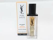 【美品】Yves Saint Laurent イヴサンローラン PURE SHOTS ピュアショット ナイトセラム 美容液/基礎化粧品/スキンケア/YSL/02SH011004_画像1