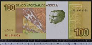 外国紙幣 アンゴラ 2012年 未使用 100クワンザス
