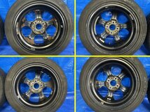 社外アルミホイール　4本セット　14インチ　 14X5B　+45　165/55R14　クムホ　KUMHO　残8～6分山　カルテ401816 棚;コンテナ_画像3