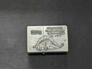 [ジャンク] ZIPPO/ジッポー Stegosaurus LIMITED EDITION No.0509 恐竜 ステゴザウルス Ⅶ 91年製 着火未確認 同梱可