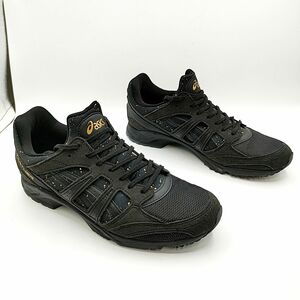 【良品】Asics　アシックス　ターサーエスディーQS ブラック 1203A132　メンズ　スニーカー　27cm