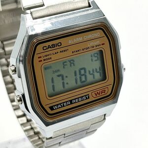 【稼働〇】CASIO カシオ　チープカシオ ALARM CHRONO 腕時計 デジタル A158WE WR　クォーツ　ケース：3.1