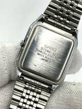 【電池切れ】CASIO　カシオ　MQ-337 クォーツ腕時計　白文字盤　スクエア　ケース幅2.6_画像2