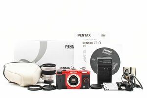 ■ 美品 ■ ペンタックス PENTAX Q10 RED 02 StandardZoomキット ショット数5868 y1401a300034056