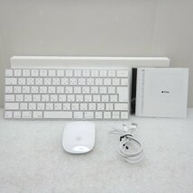 【中古Aランク】★送料無料★ iMac付属品 Apple Magic Keyboard 日本語マジックキーボード A1644 マジックマウス2 A1657 セット 中古 095_画像1