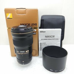 Nikon AF-S NIKKOR 300mm f/4E PF ED VR 望遠単焦点レンズ 中古【ジャンク】
