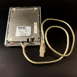 TAXAN 加賀電子 外付け フロッピーディスクドライブ ポータブル USB FDD FRP-011 周辺機器 ■M080