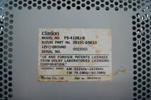 平成17年頃　ワゴンRリミテッド　純正オーディオ　Clarion　PS-4108J-B　スズキ　マツダ　カーオーディオ　CD　MD　ラジオ　未使用_画像3