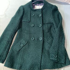 ウール ジャケット深緑 色　Ｍ